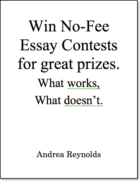 Win No Fee Essay Contests