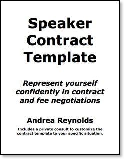 Speaker Contract Template