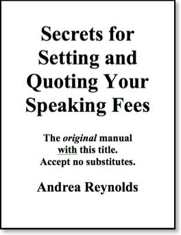 Speaking fees