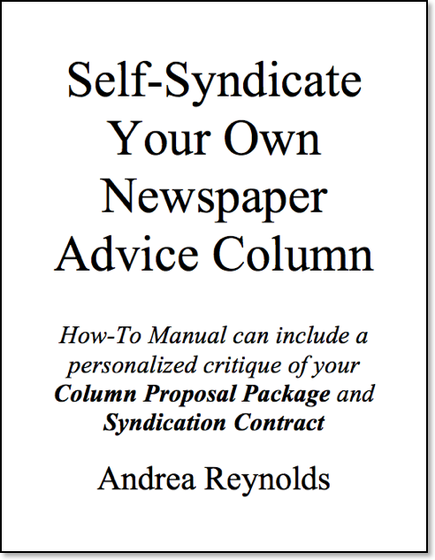 Self-syndicate advice column