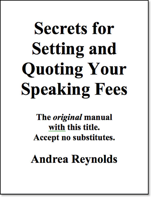 Speaking fees